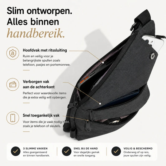 Vexo™ | anti diefstal schoudertas